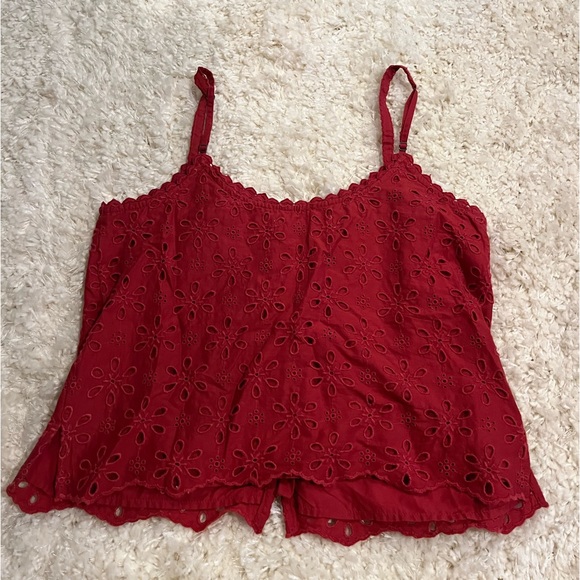 Abercrombie & Fitch Red Tank Top - Picture 3 of 3